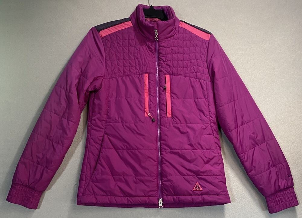 Nike Acg Womens Thermal Insulation Jacket Coat Small 332867 581 Lightweight